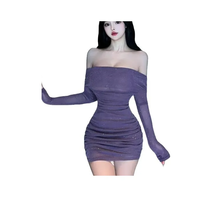 JOPPTI Длинное платье с длинными рукавами женское