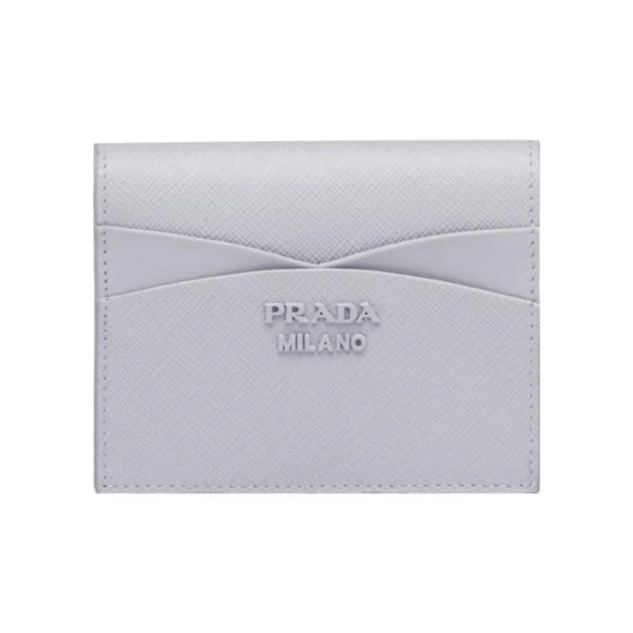PRADA Saffiano кожа кошелек женский синий