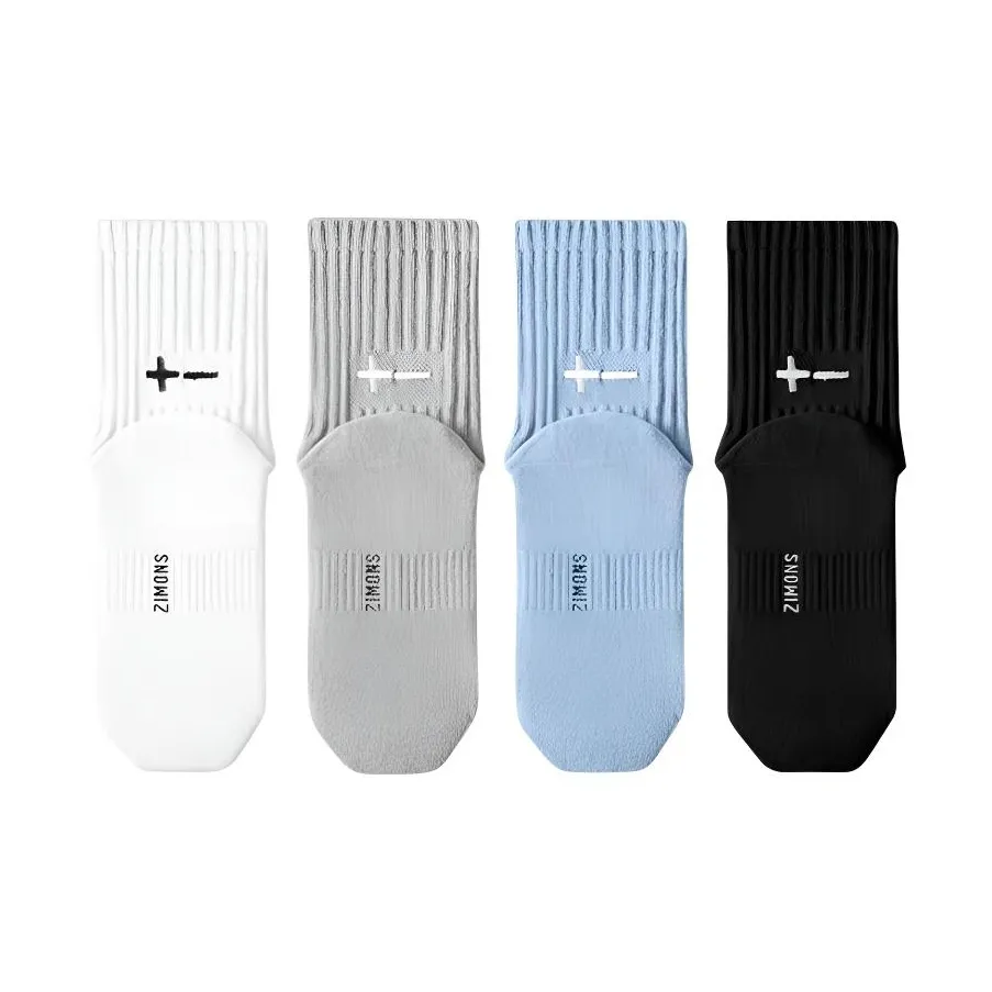 ZIMONS Мягкие комфортные и дышащие мужские носки до щиколотки упаковка из 4 пар