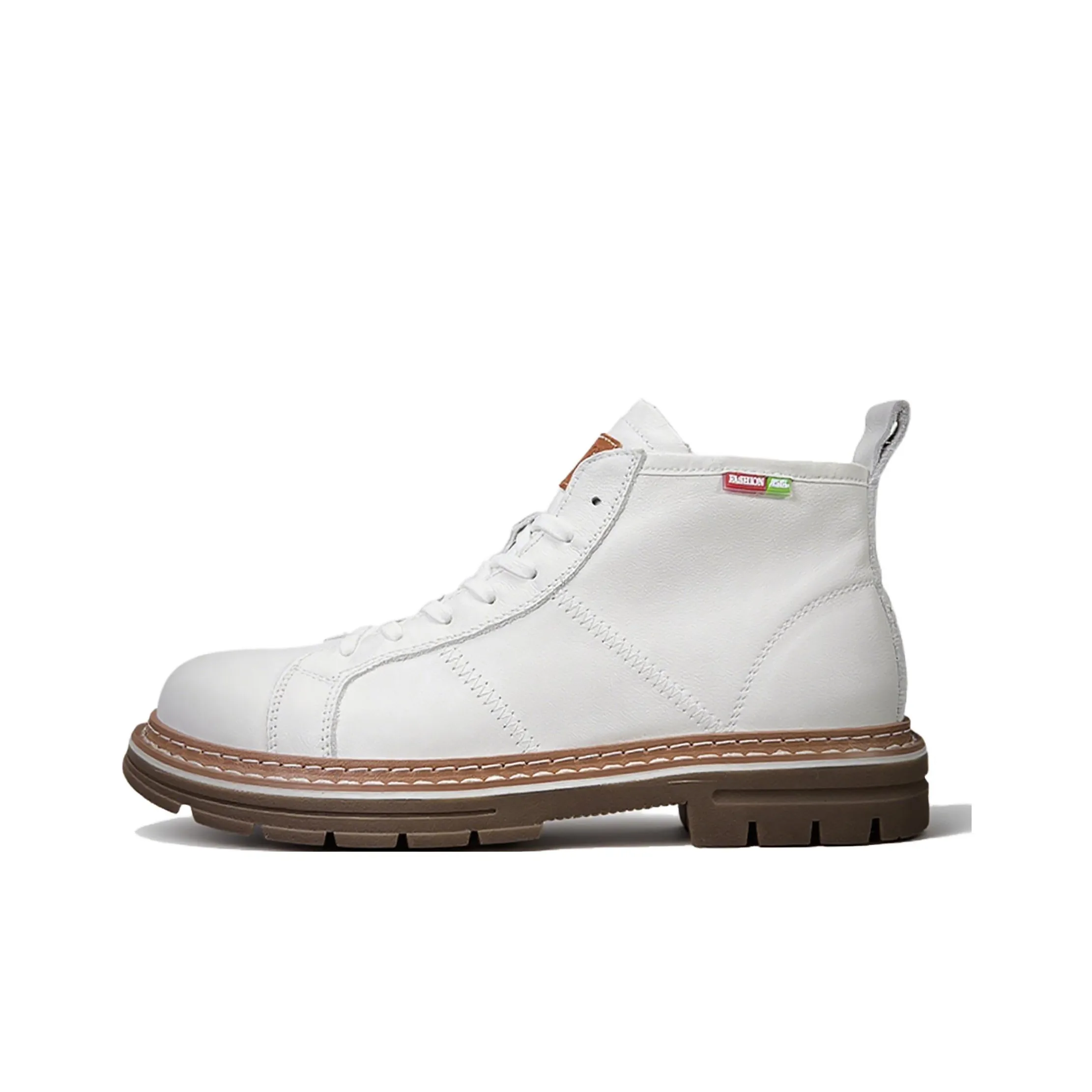 ZUOSAISI Короткий Мартин Ботин Мужской Белый