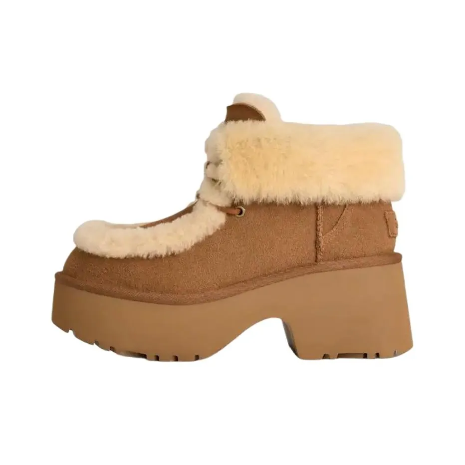UGG Esmee Теплые Снежные Ботинки Женские Каштановые
