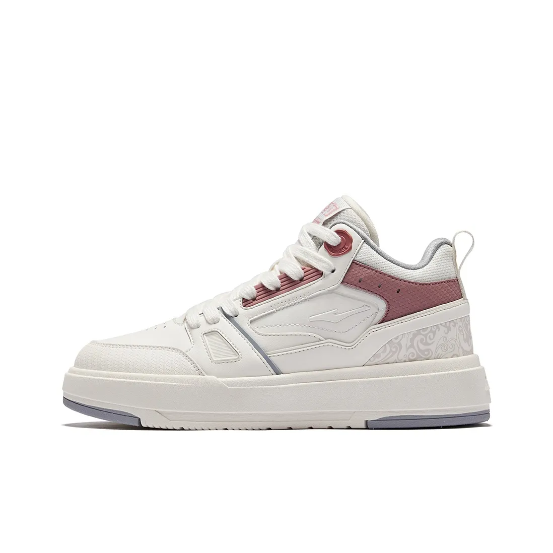 Erke Износостойкие и Легкие Высокие Кроссовки для скейтбординга Женские Микрокристаллический Белый Блеск для губ