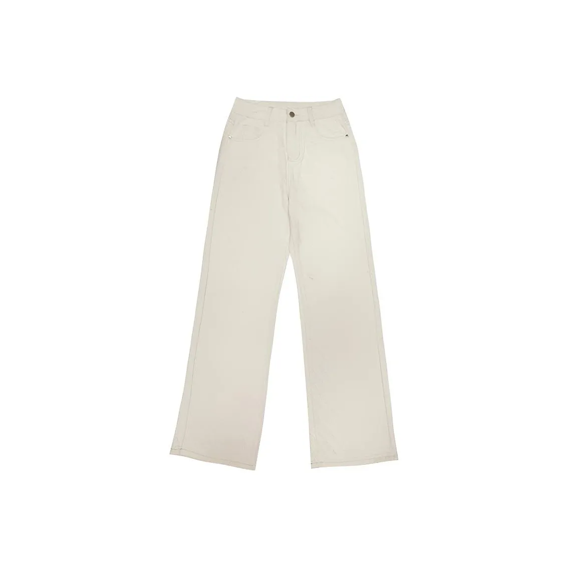 DANCANG Корейский стиль HIGH RISE Свободный крой Широкие брюки Женские