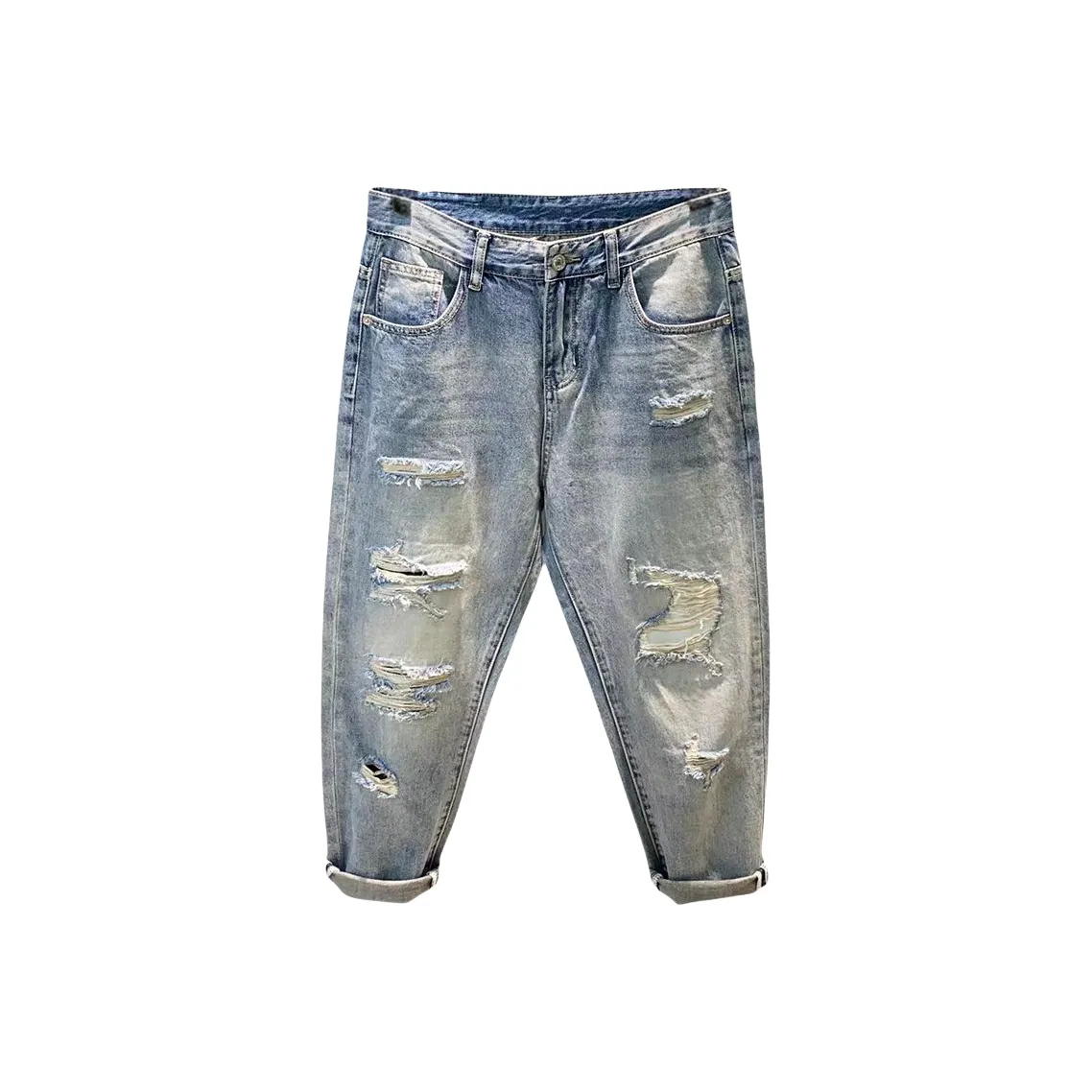 Chisportate Светло-Синие Унисекс Джинсы