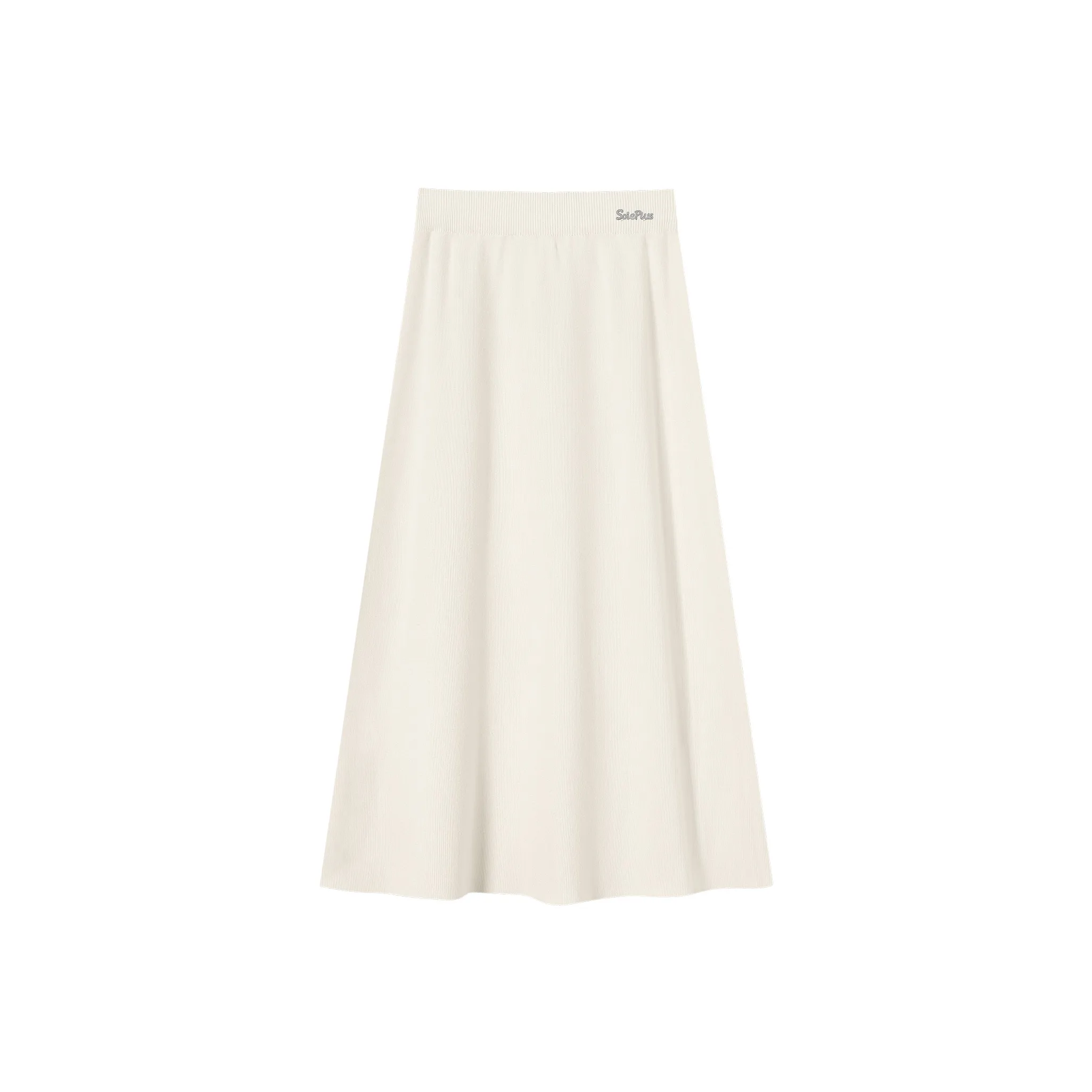 SOIE Белый Женские Повседневные Длинные Юбки