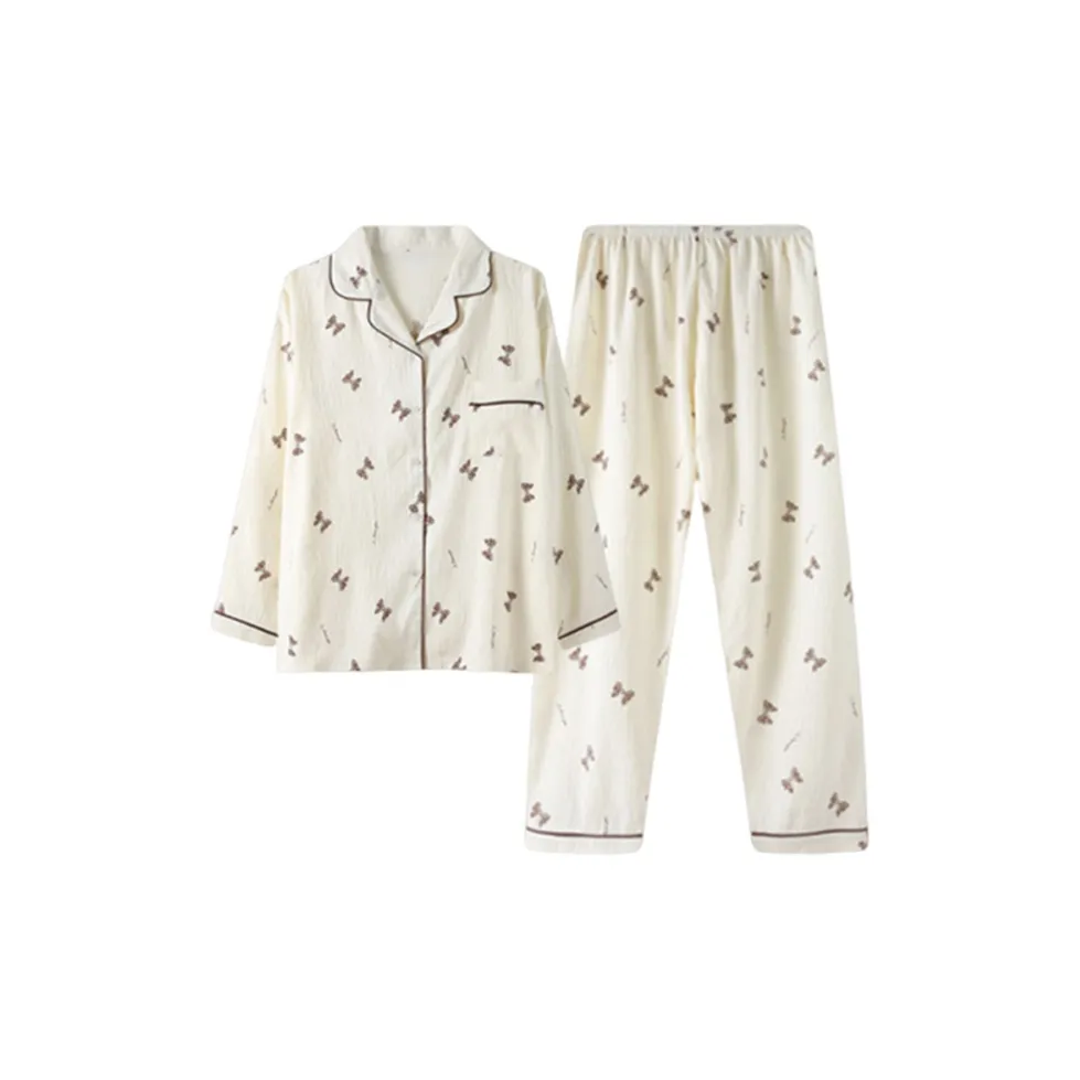 MIMOSA CHUR Свет Бабочка Женские Пижамные комплекты