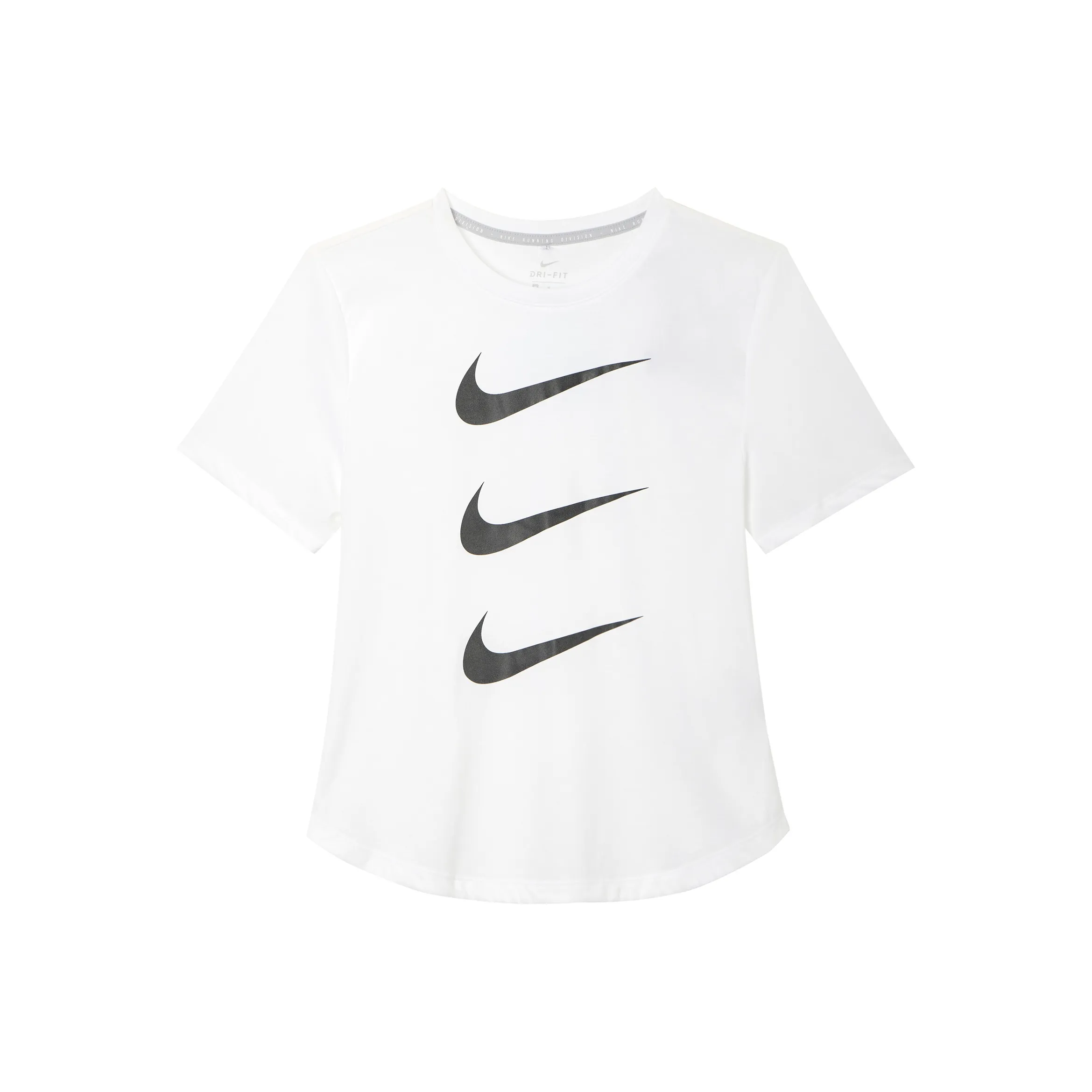 nike Набор с рукавами для бега футболка женская белая