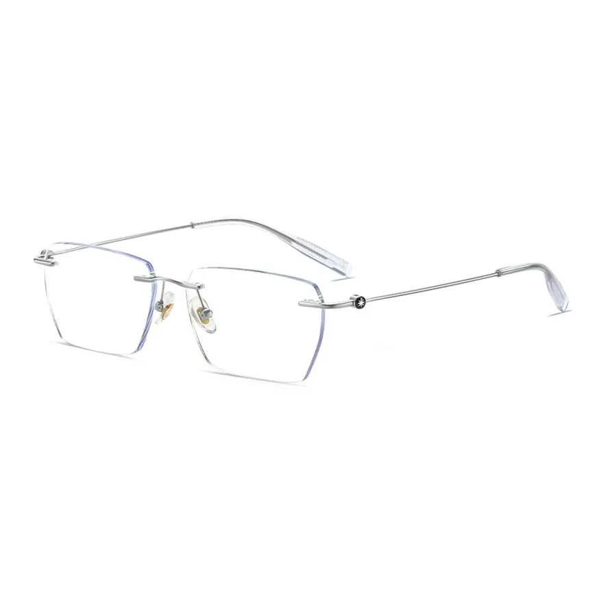 CAPONI Титан Прямоугольные Функциональные Очки Унисекс