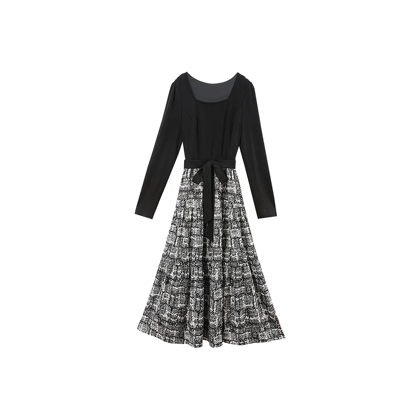 A paradise for awakening Длинное платье с длинными рукавами женское