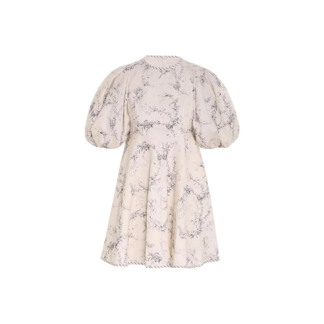 Zimmermann Короткий рукав Платье Женское Розовое