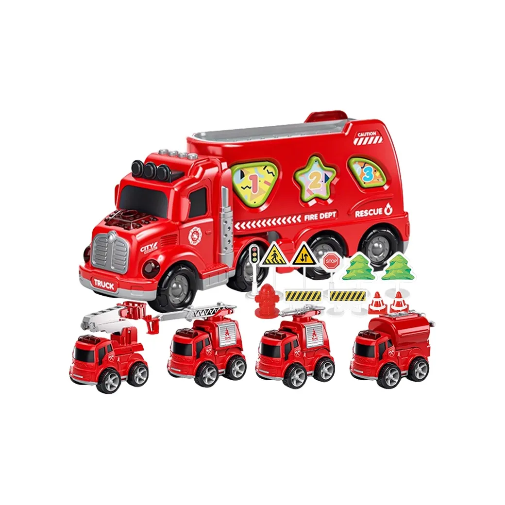 BIG TAYLOR Engineering PATROL Транспорт Пожарный Контейнер Беспилотный Автомобиль Glider Игрушка