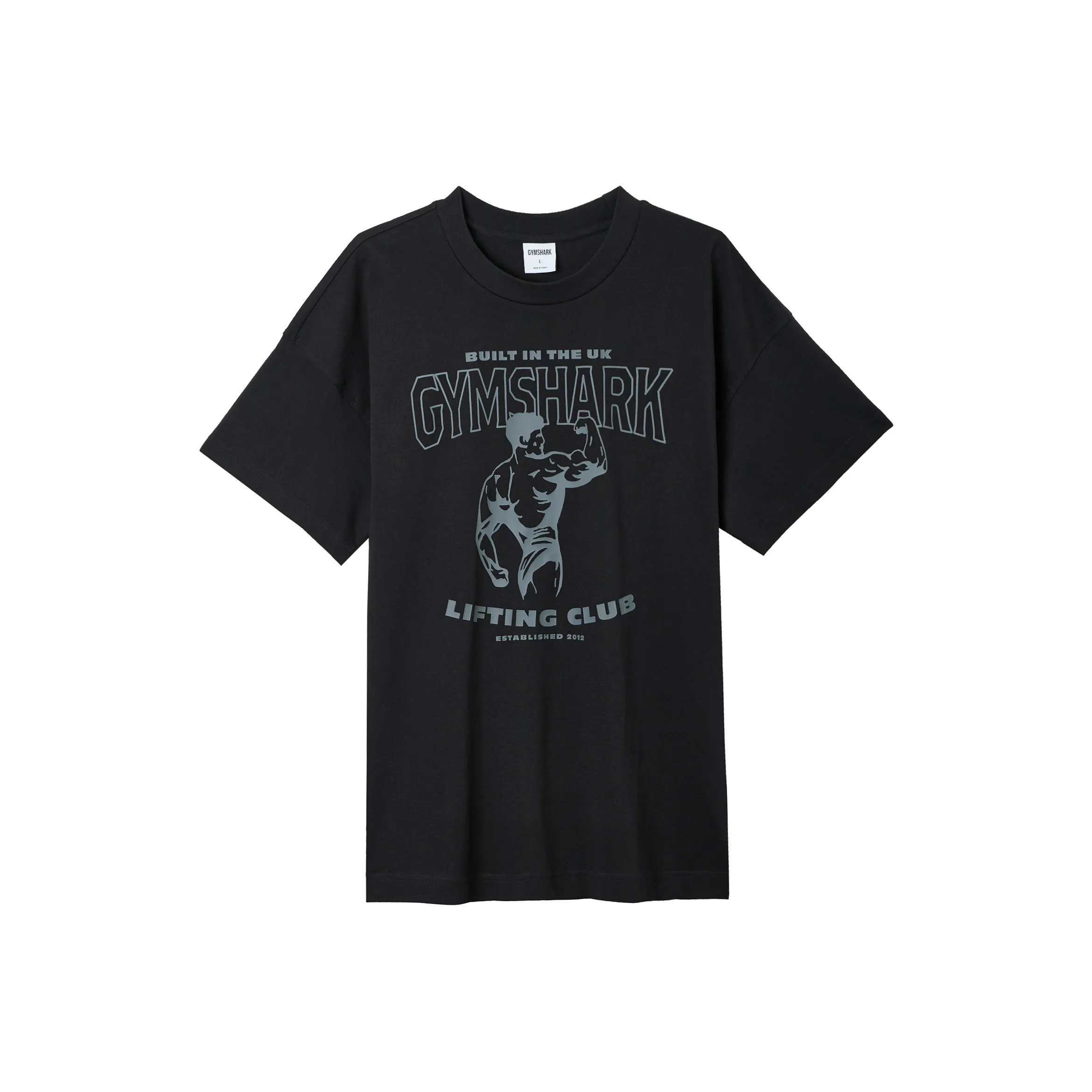 GYMSHARK Черные Мужские T-рубашки