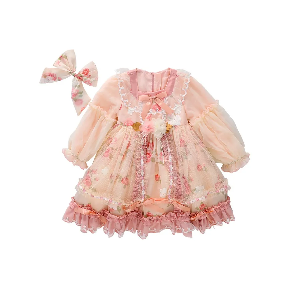 PROTECTCAMEL Розовый + Головной убор Kids Платья