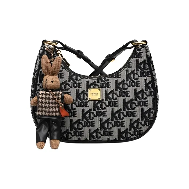 SMILE FOCUS Высококачественная ткань сумка через плечо сумка на плечо женская черная