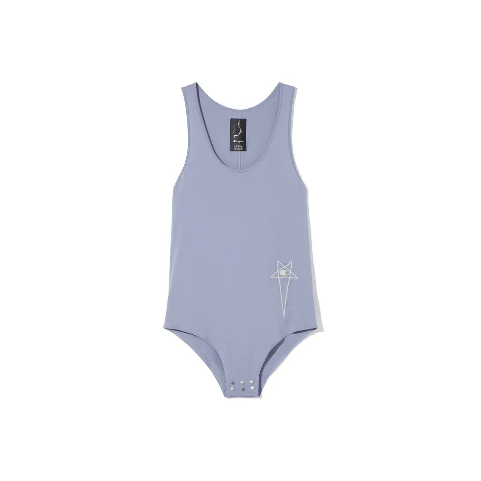 RICK OWENS совместный бренд Фиолетовые Женские Майки