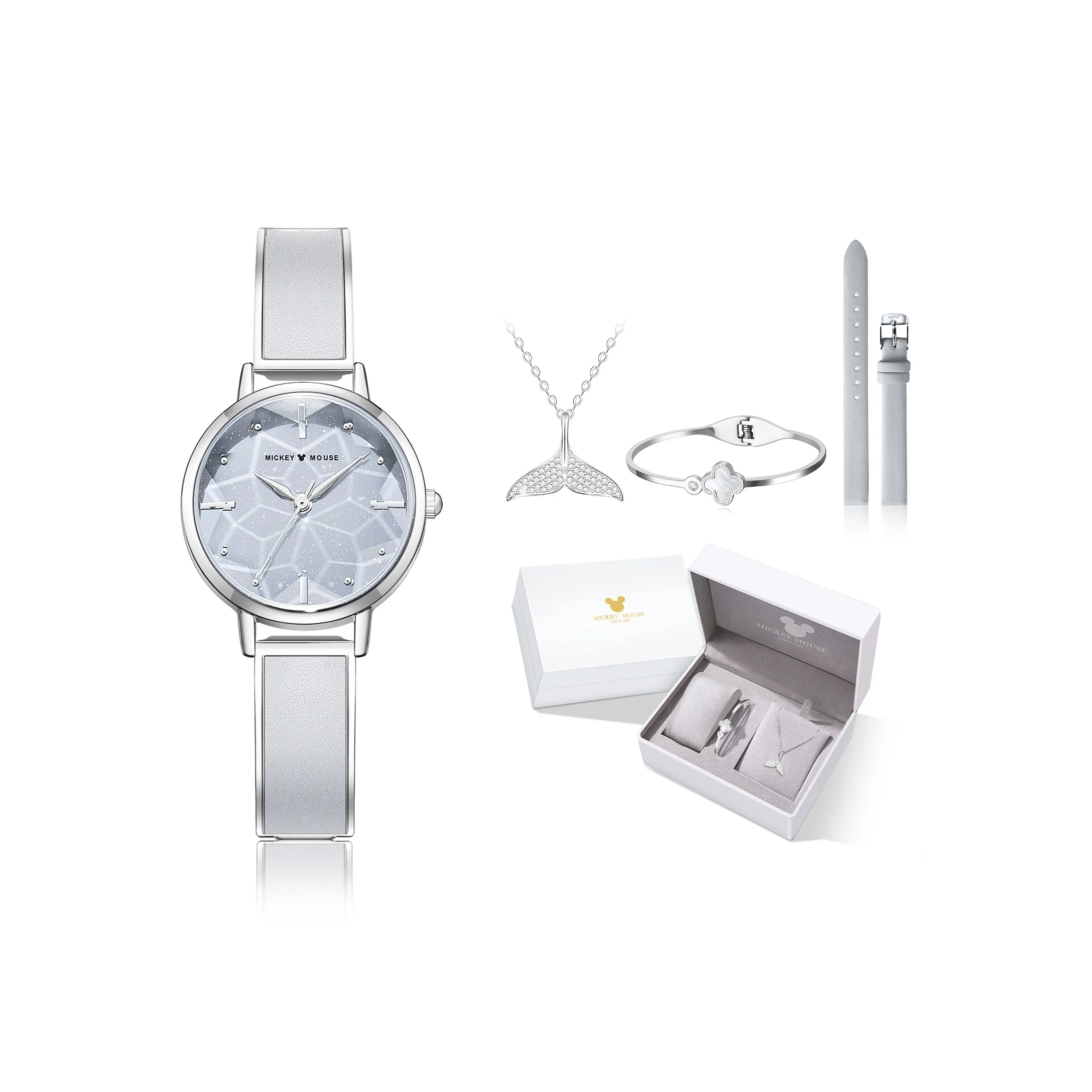 Disney Кварцевый механизм Часы Женские Синий циферблат