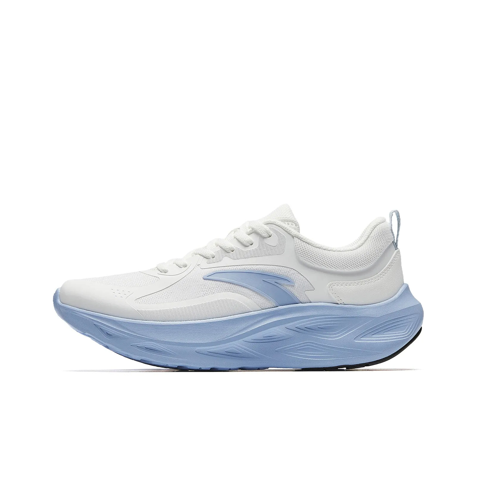 ANTA Пыль Бесплатно Oтскок Легкий Дышащий Низкий Топ Повседневные Беговые кроссовки Женские Белые Синие