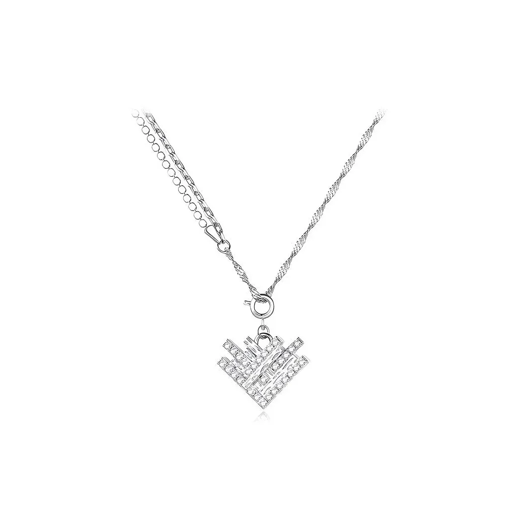 ATPLAY Белое золото с покрытием ожерелья Women's Silver