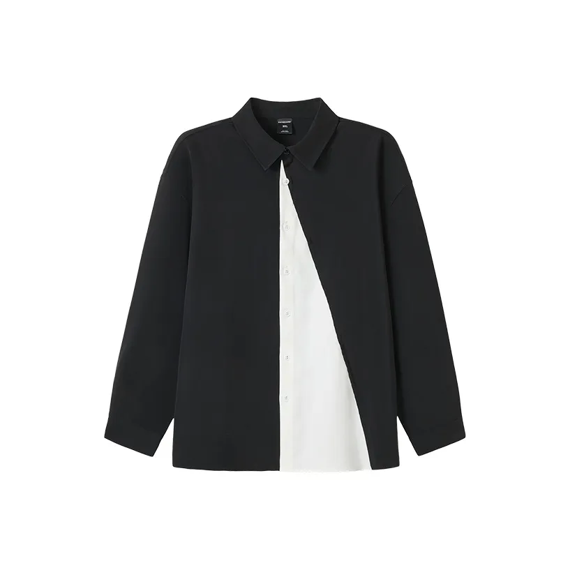 WAYNEXZAVIER Мужские Черные Рубашки