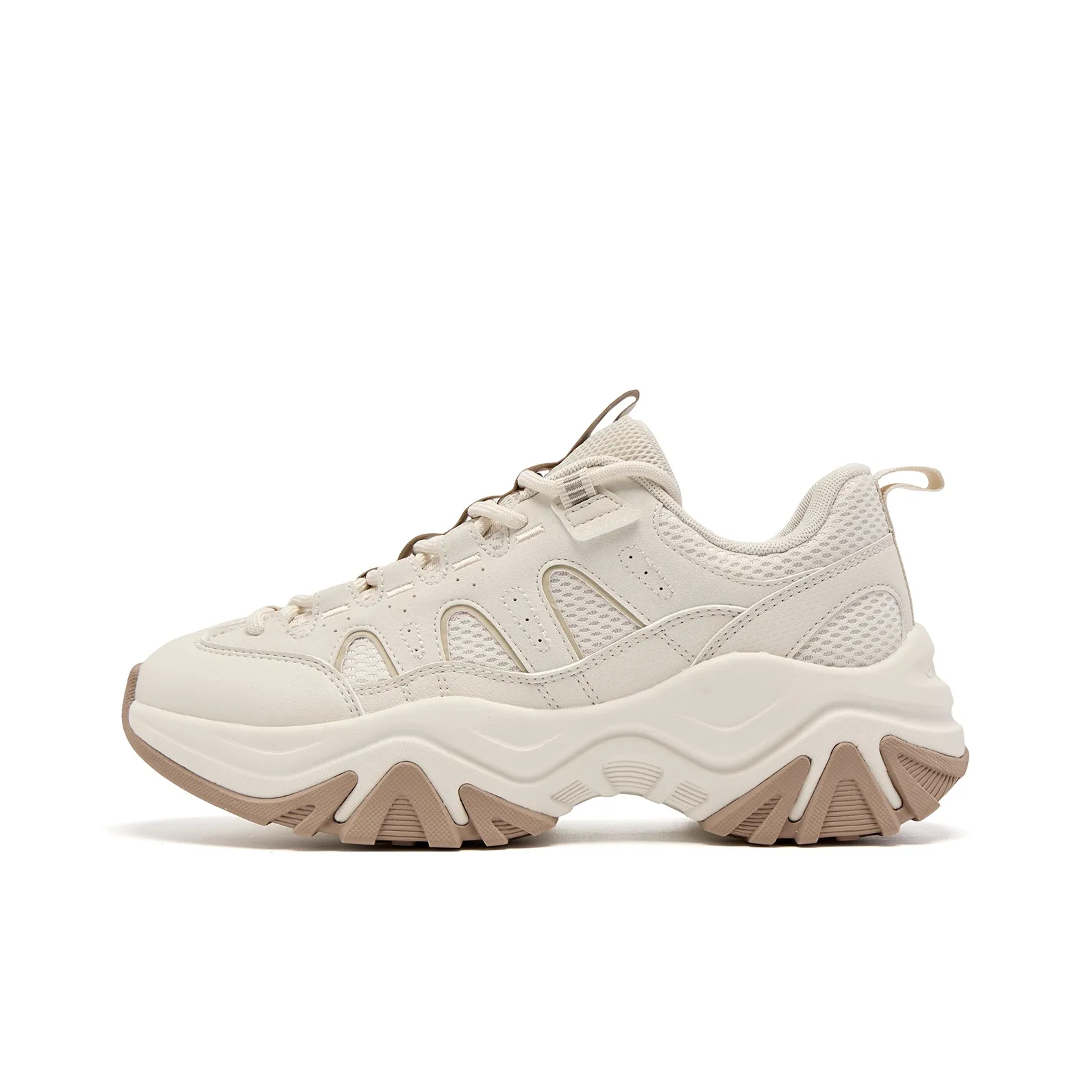 QIAODAN Rebound Устойчивый к истиранию Водонепроницаемый Противоскользящий Низкий Топ Повседневная обувь Женская Сырой деним Белый