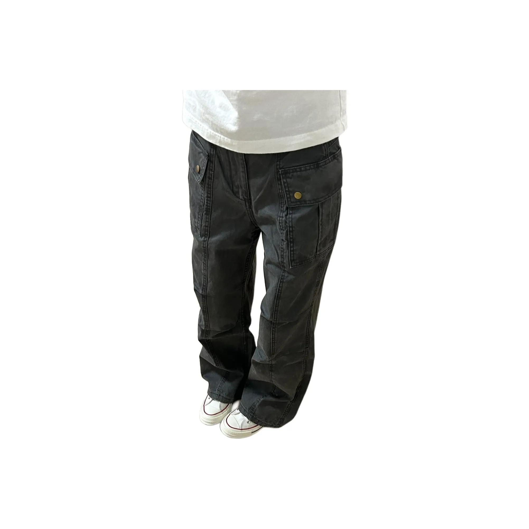 MORii Темно-серый унисекс джинсы