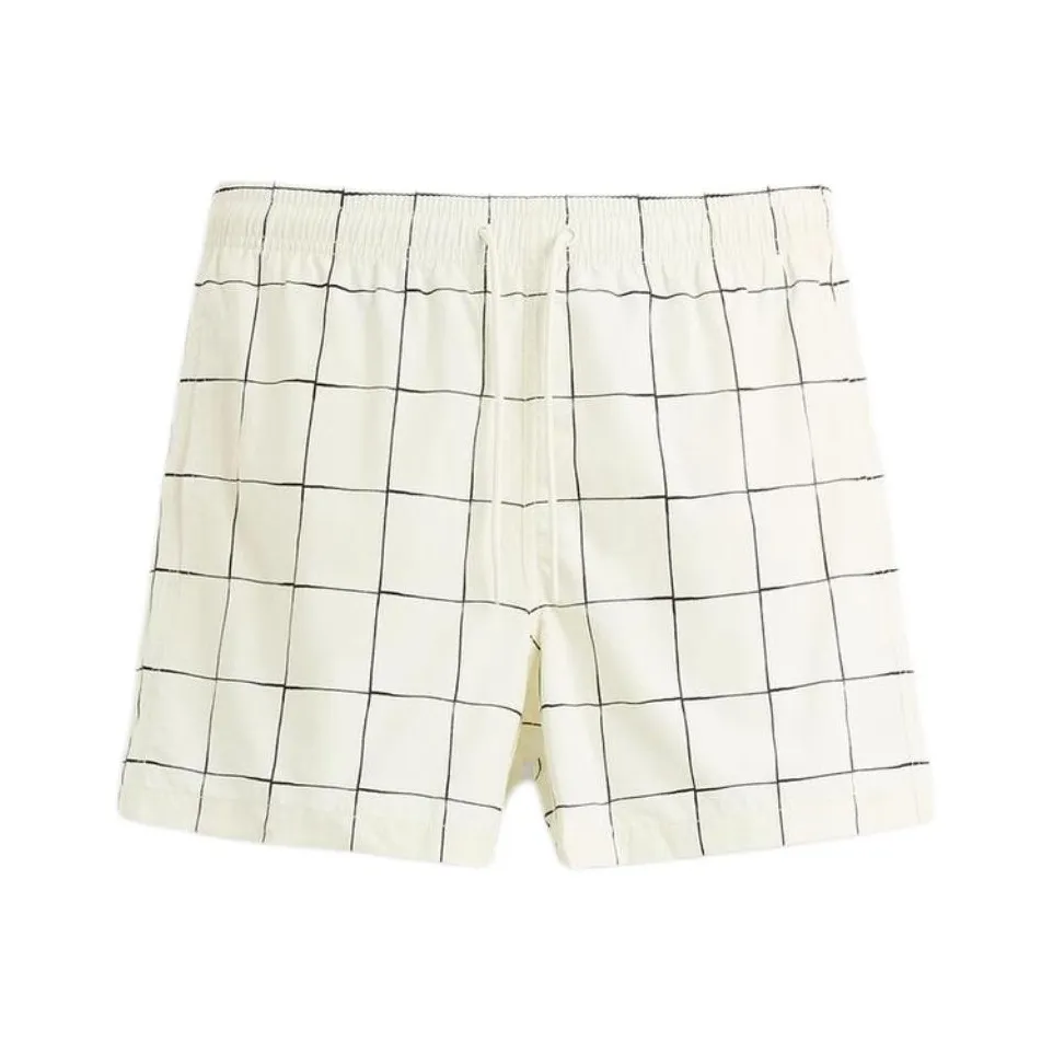 ZARA Белые Мужские Плавательные Шорты