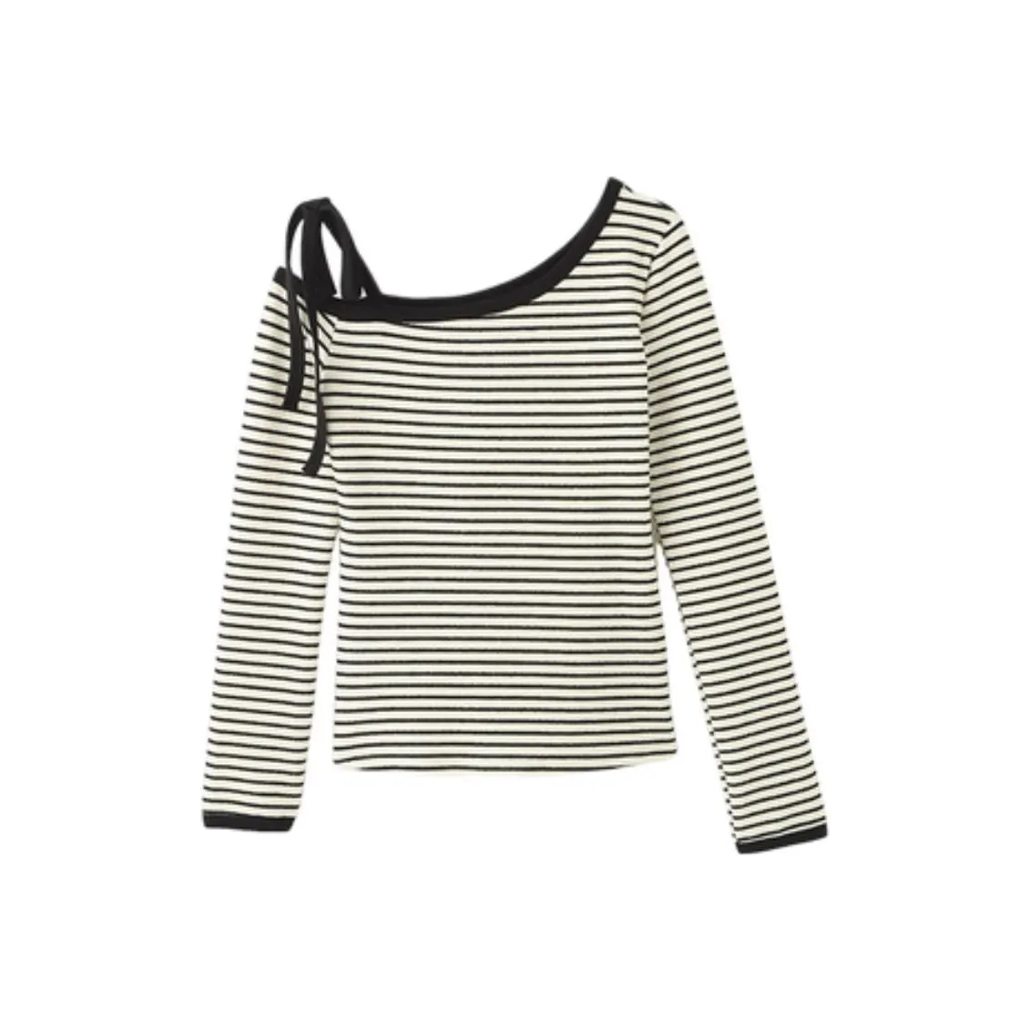 IUNOP Кружево Вверх Дизайн Длинный Рукав Т Рубашка Топ Для Женщин Женские