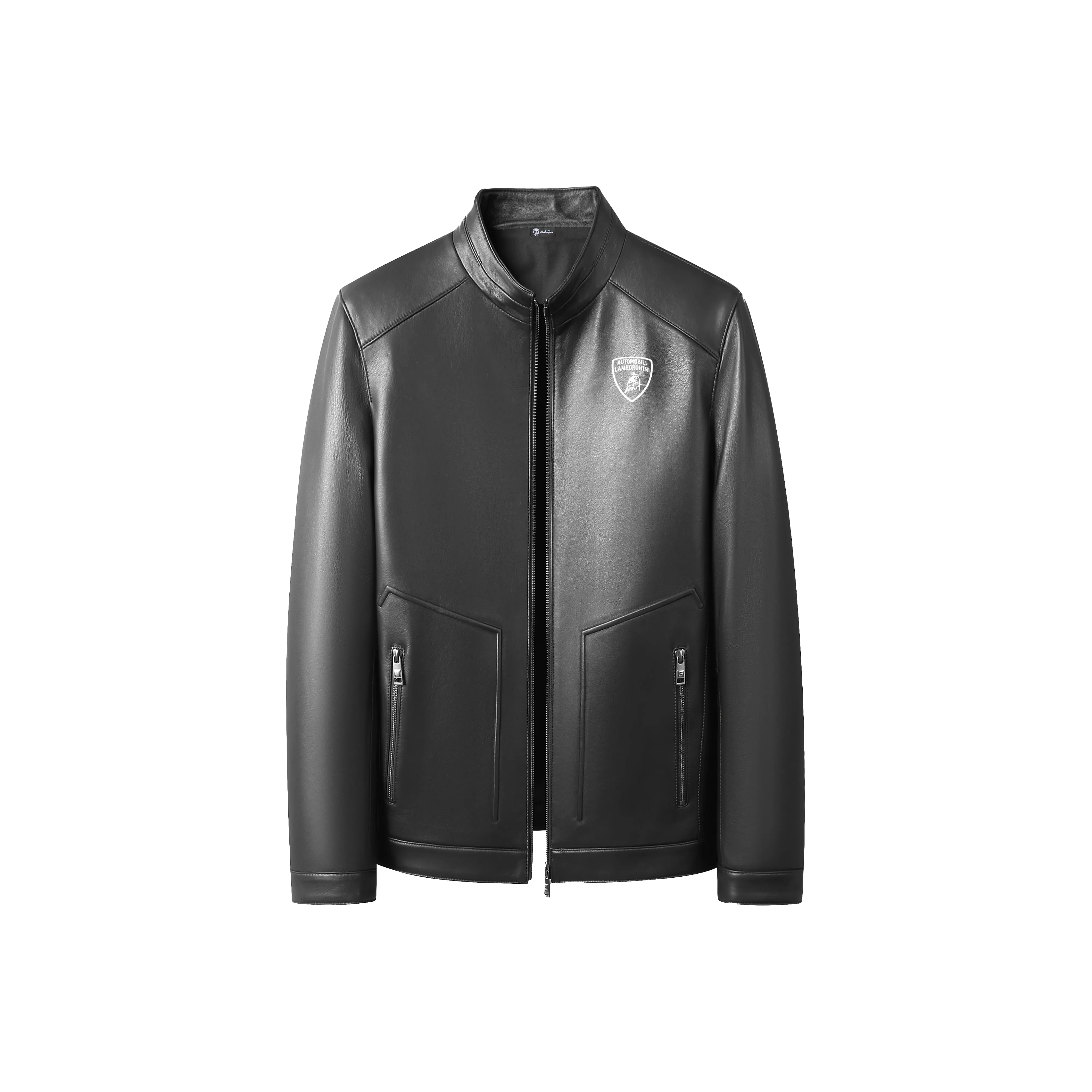 AUTOMOBILI LAMBORGHINI Кожаная куртка унисекс