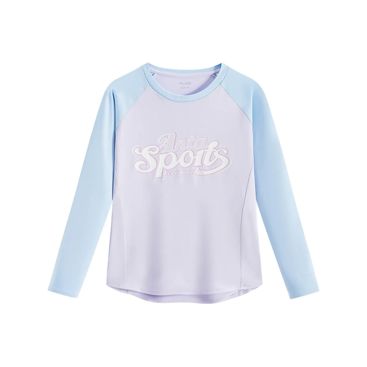 Antakids Трикотажная ткань Длинный рукав Т-рубашка 2025 Осень Подростки