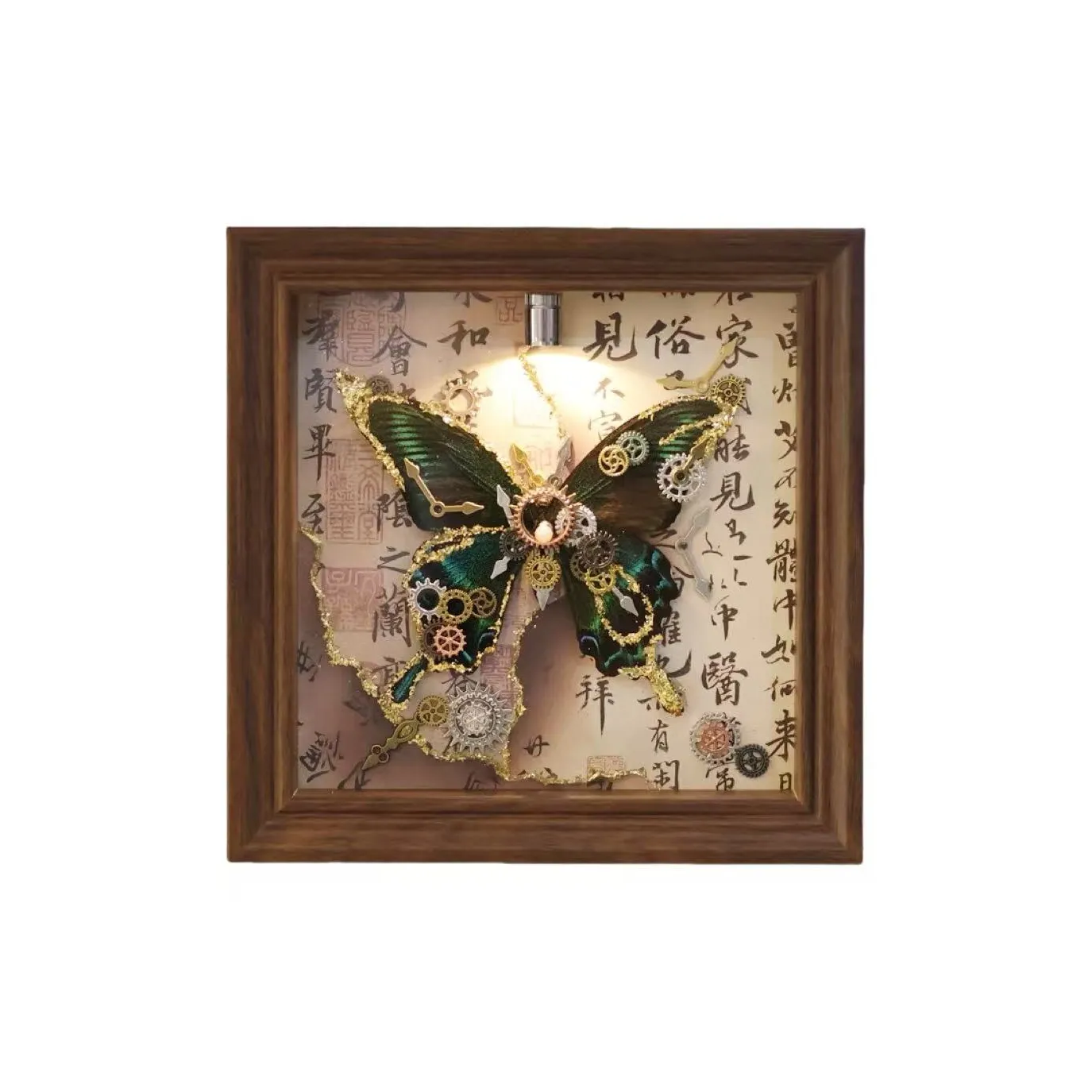 LISA Креативный Механический Бабочка DIY Материал Сумка Фоторамка Arts Панк Показанный Рисование День рождения DIY Игрушки