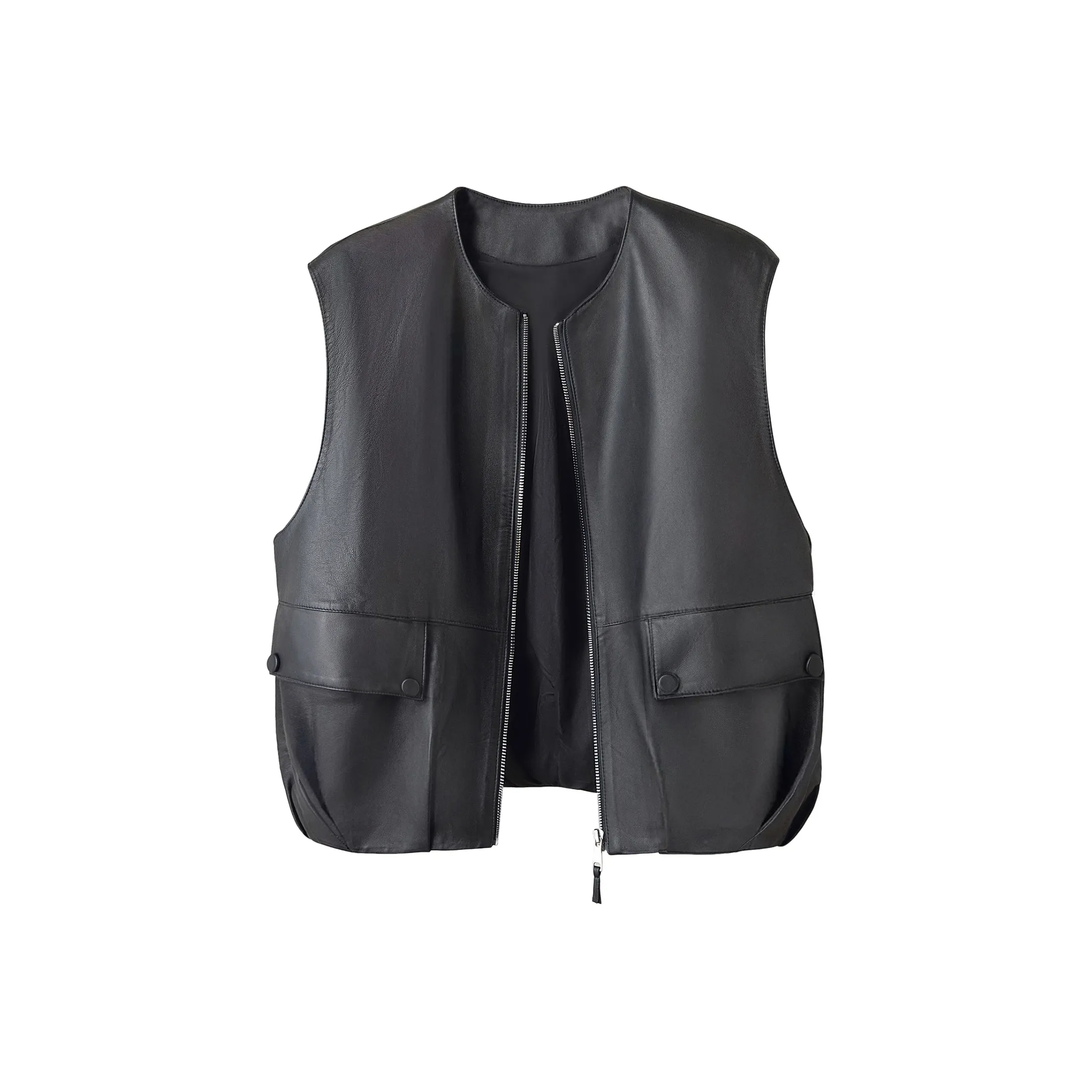 SIBAISHE Черные Женские Жилеты