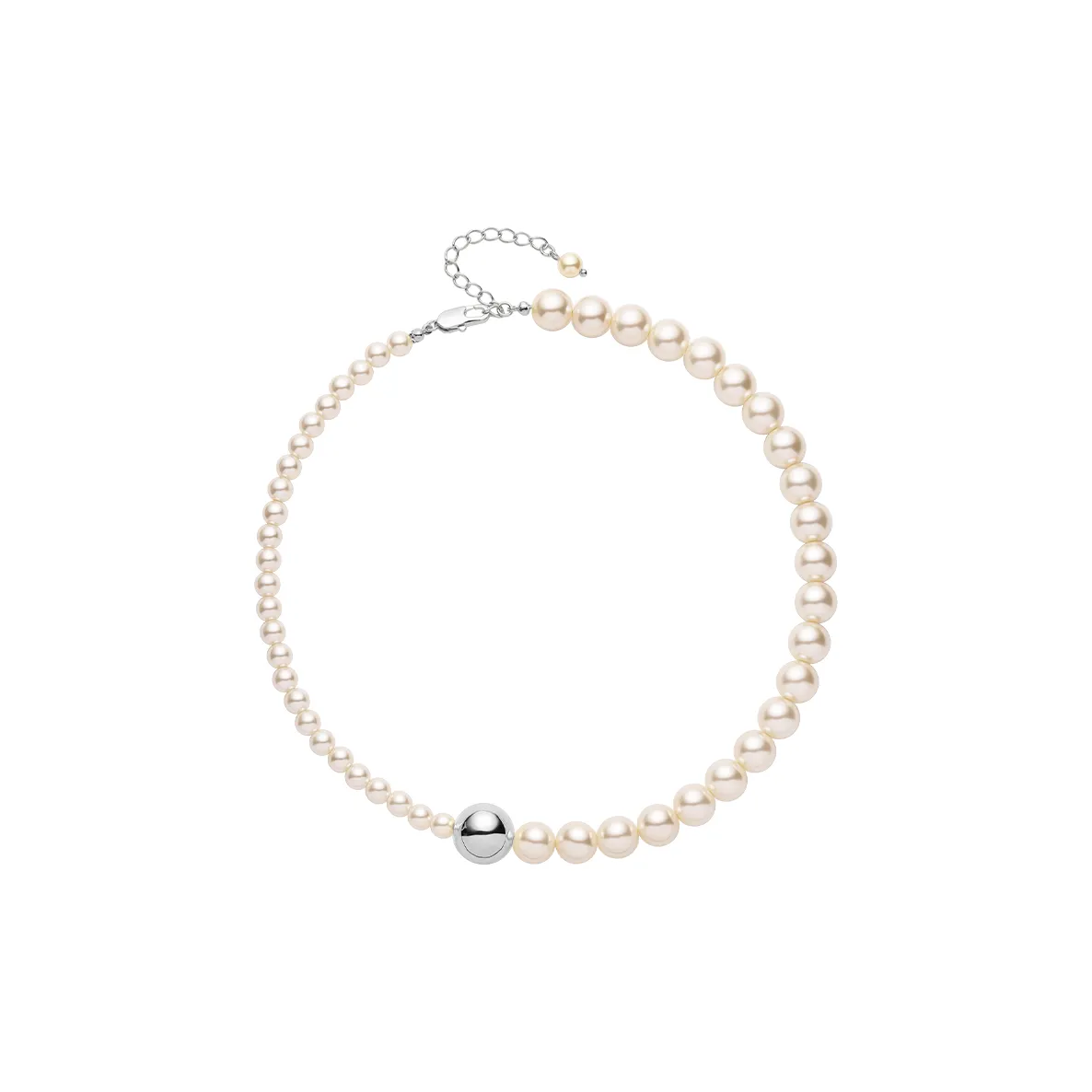 SUN HUNTER 18К золото покрытие медь белое золото + искусственный жемчуг ожерелья женское серебро золото + белый