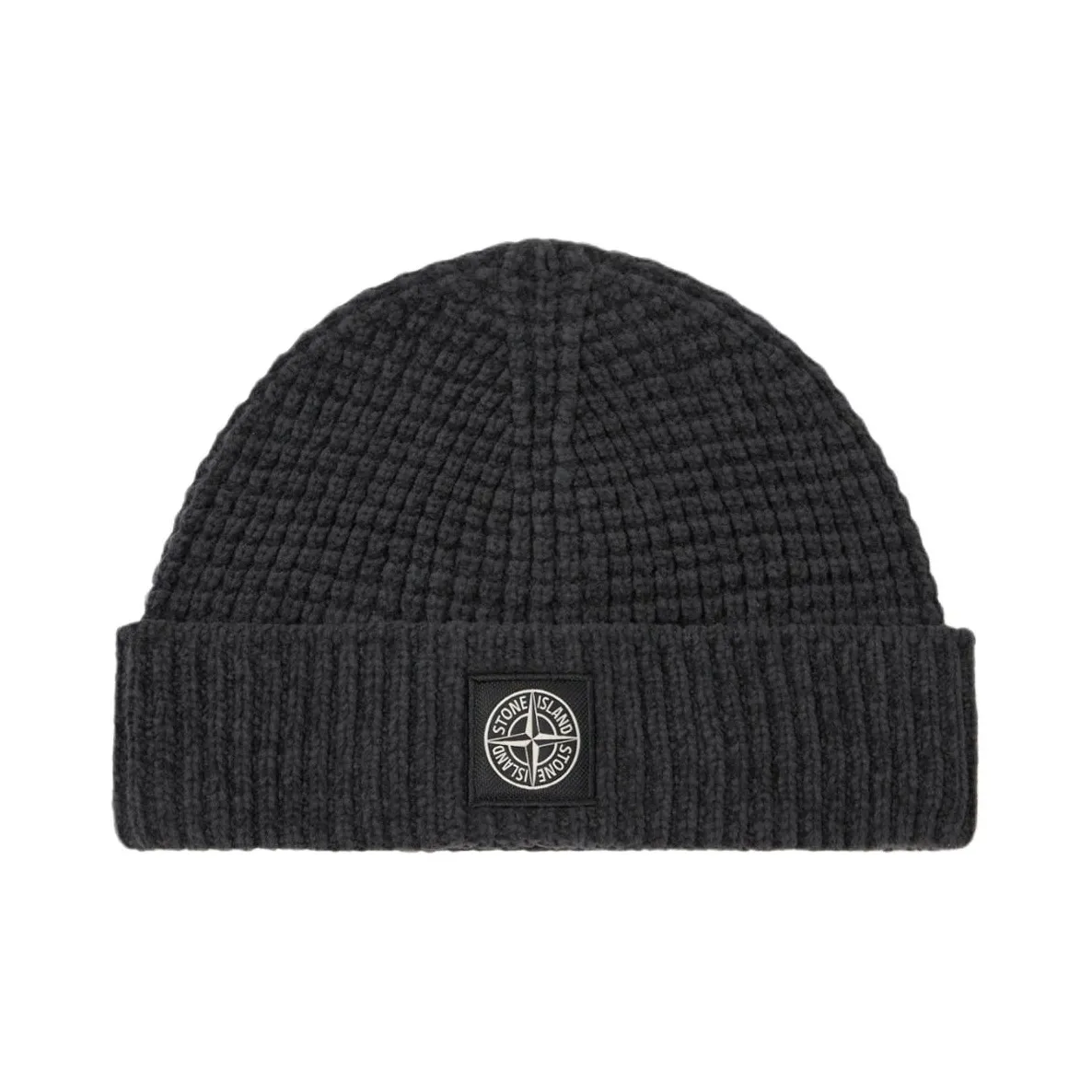 STONE ISLAND Хлопок Шапки-бини Унисекс Угольный Серый