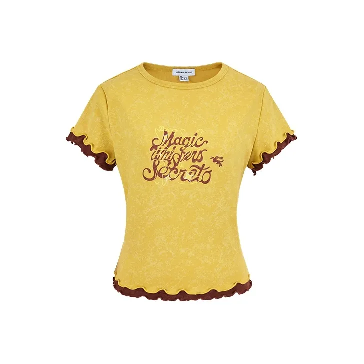 URBAN REVIVO Стандартная T-рубашка Женская одежда Женская