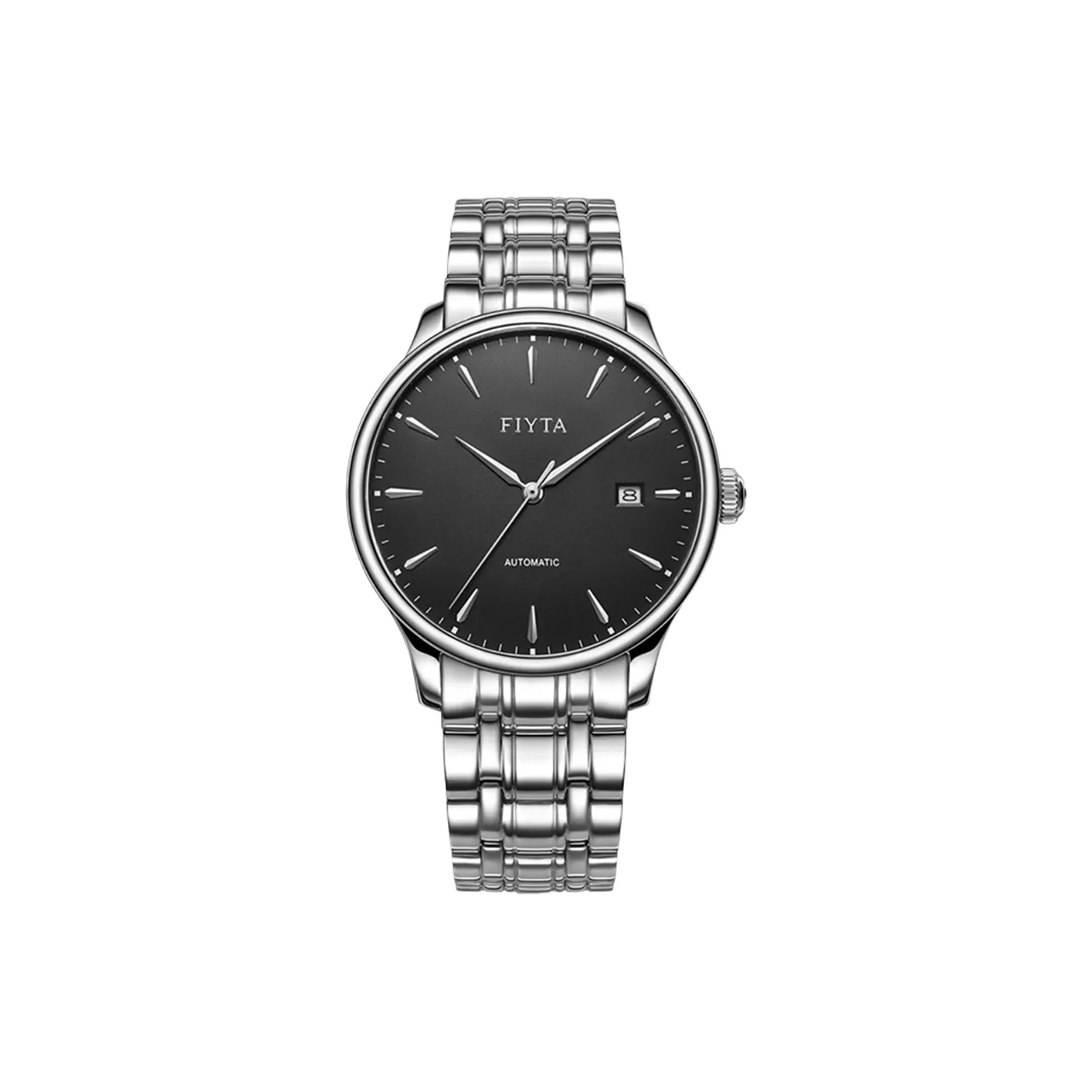 FIYTA Classic Collection DGA20000.WBW Автоматический механический механизм Часы Мужские Черный циферблат