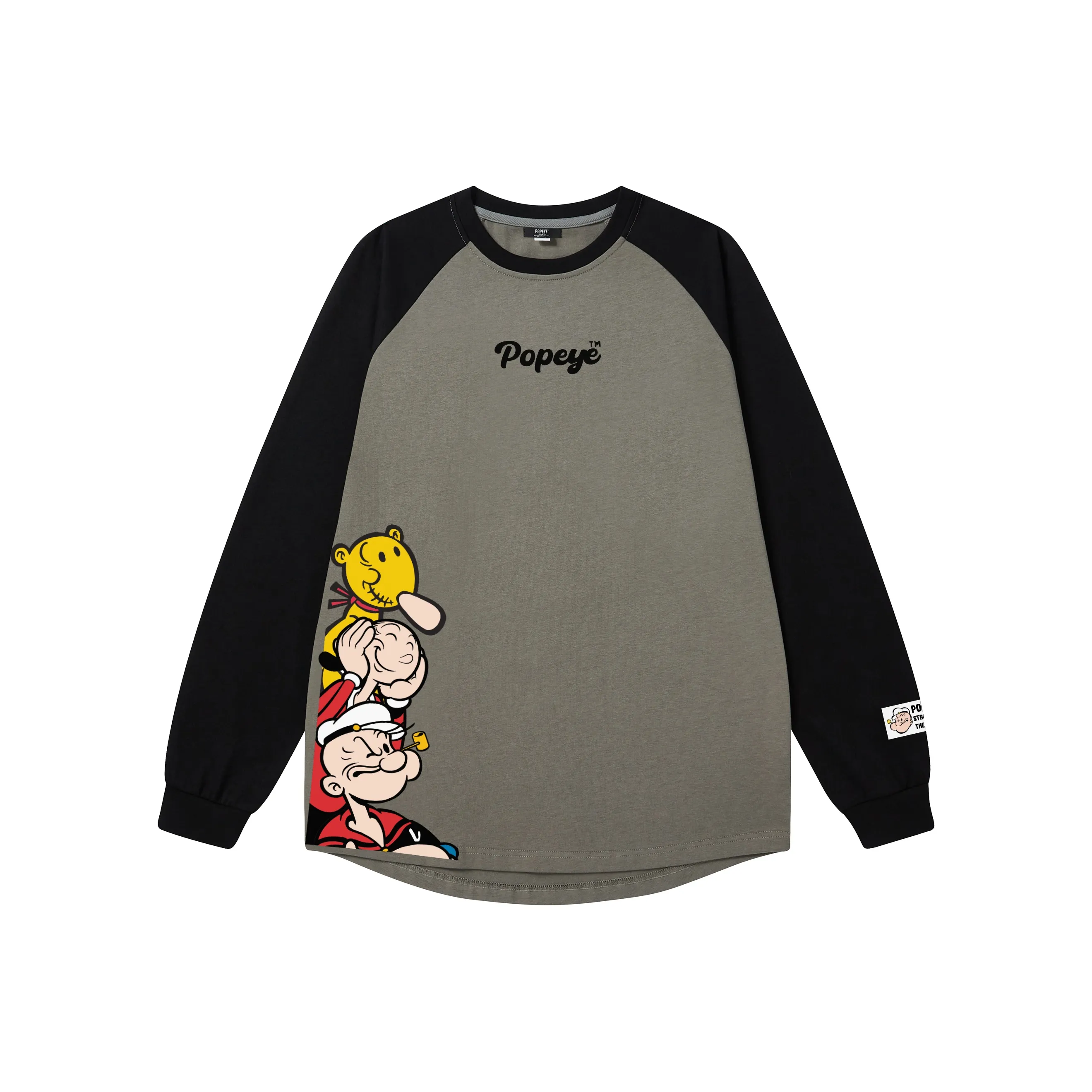 POPEYE Длинный рукав Т-рубашка Унисекс