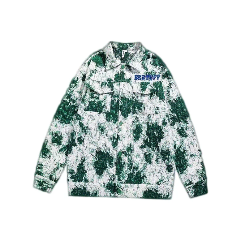 ZHIO ❀ Green ❀ American Luxury Streetwear Унисекс Джинсовые куртки