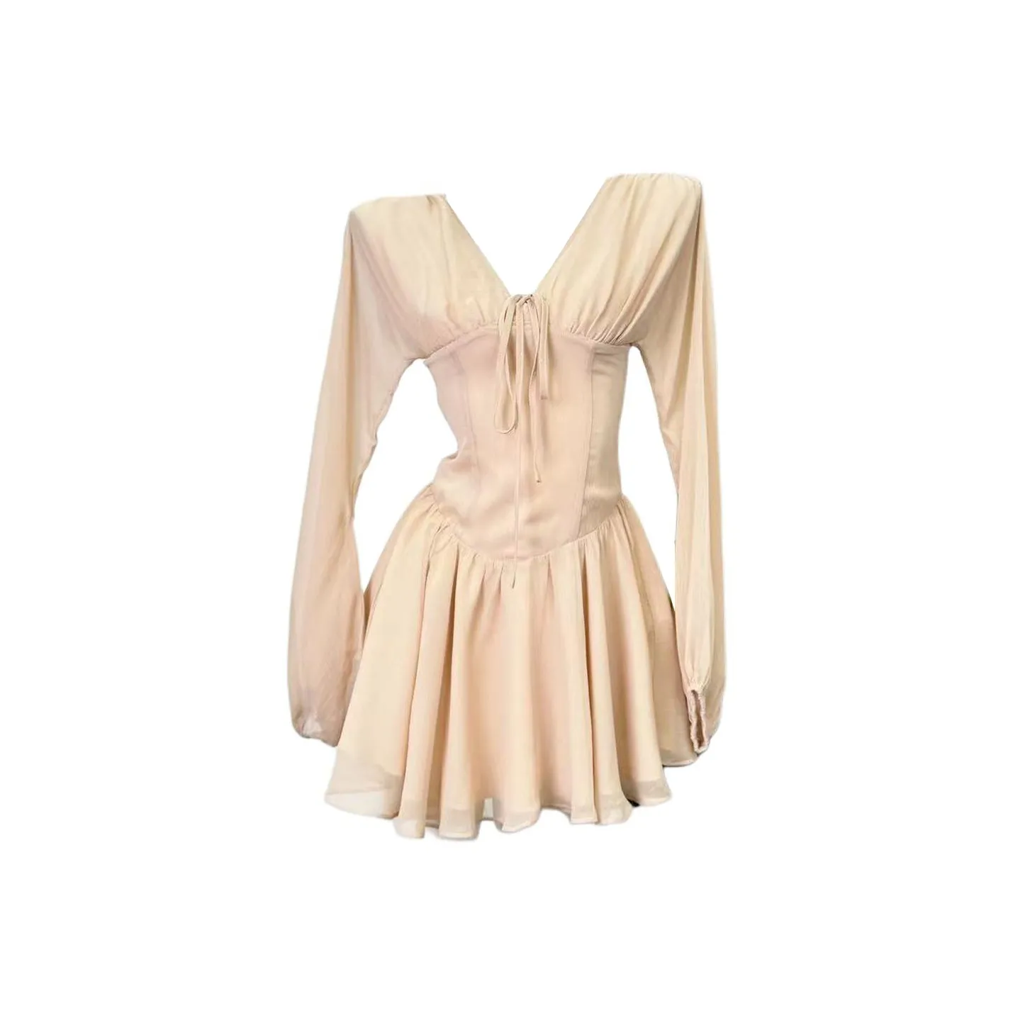 ZUKIZUKI Длинное платье с длинными рукавами женское