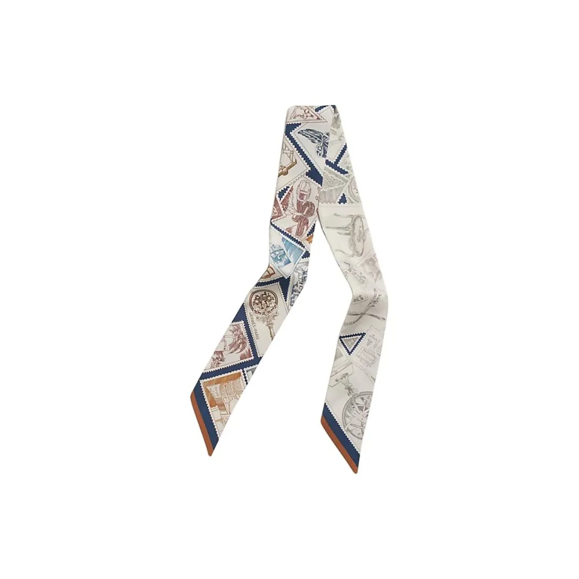 HERMES Шелковые шарфы Женские Карамель