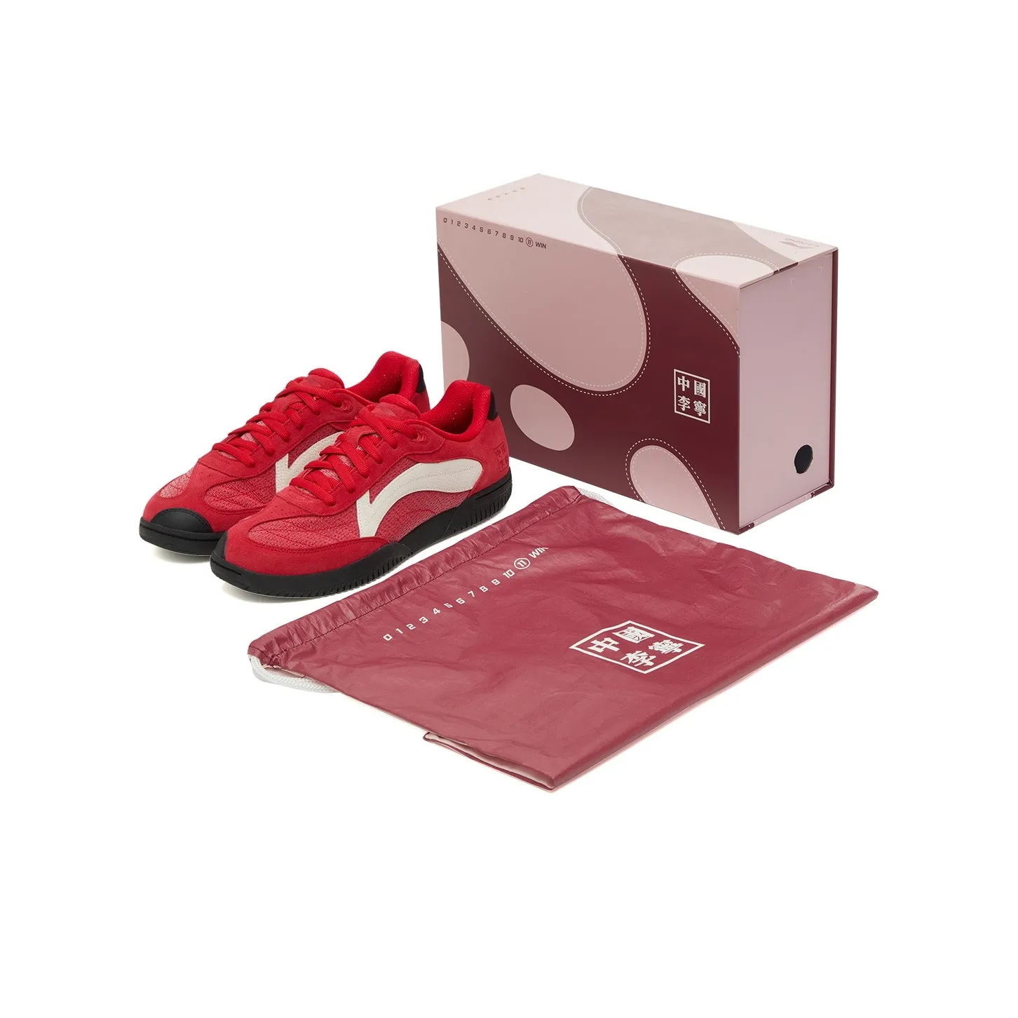 Подкладка Износостойкая Дышащая Повседневная обувь Унисекс Богатый красный