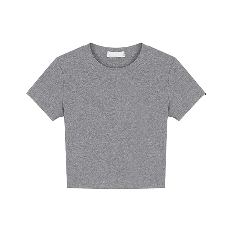 EMDPN Горячая девушка Элегантность Облегающий крой Niche Укороченный Топ Модный Женские