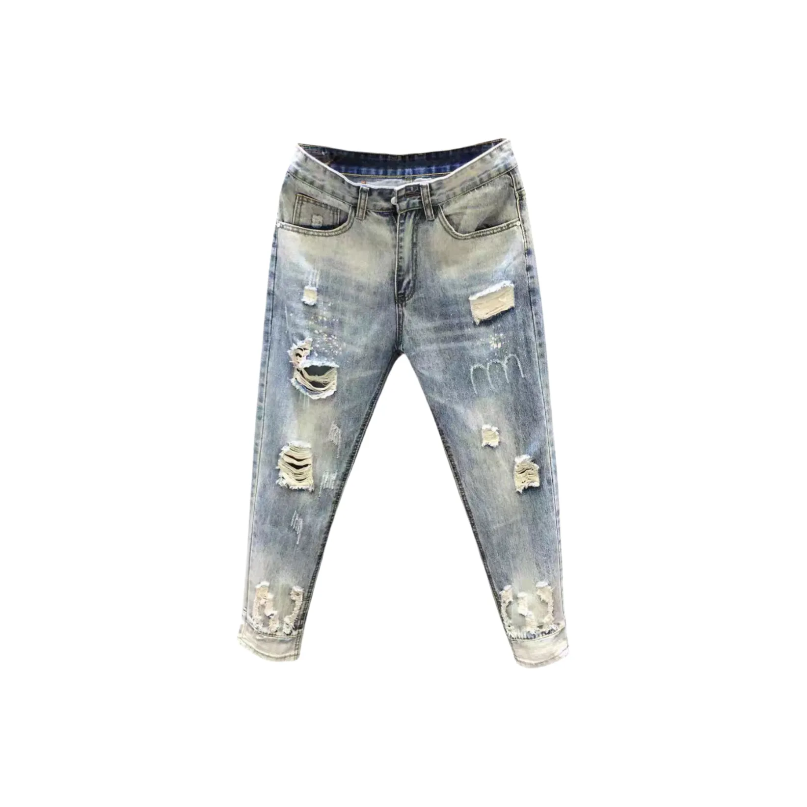 Chisportate Синий Унисекс Джинсы