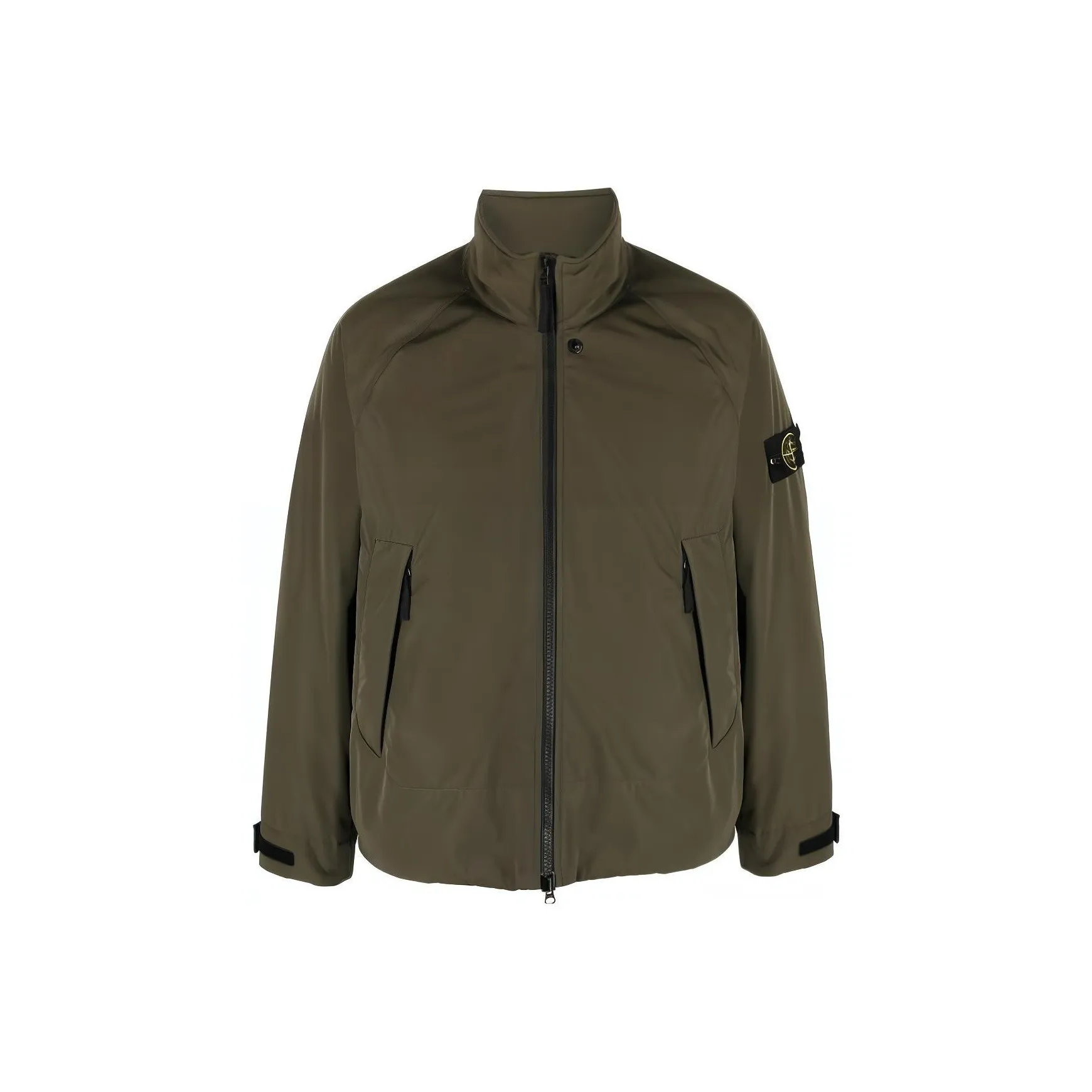 STONE ISLAND Compass motif Zip up Windbreaker