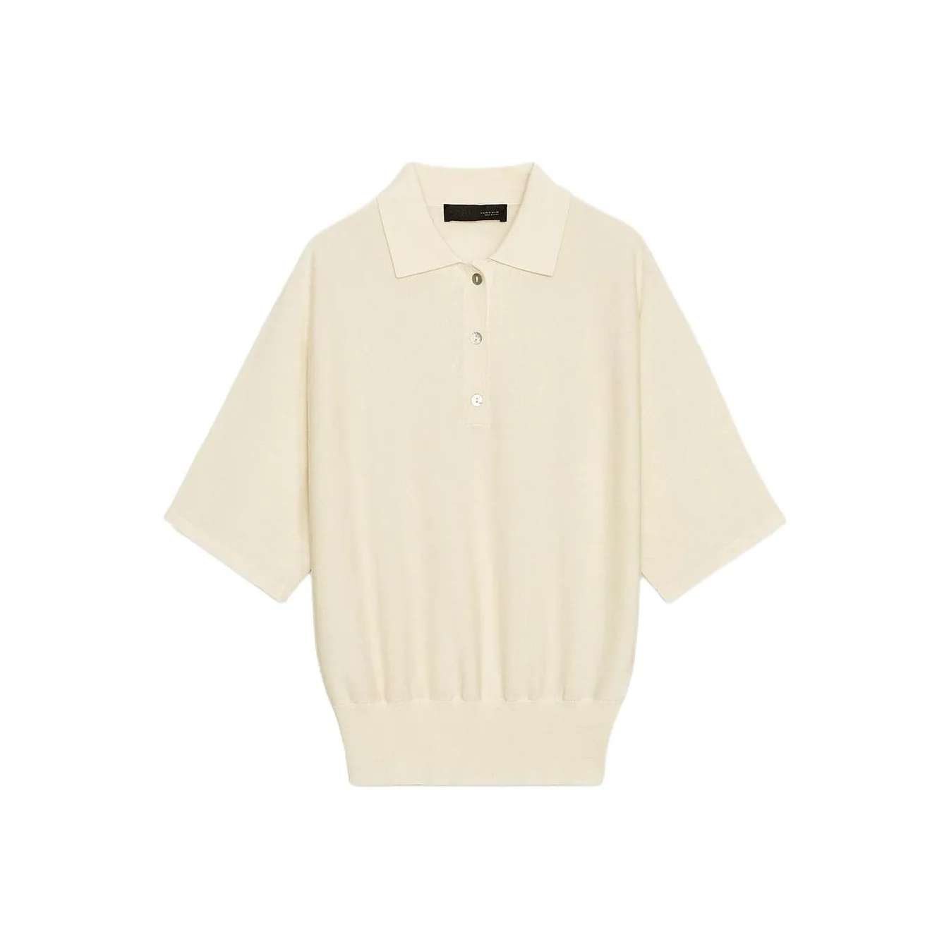 ZARA Белая Женская Поло