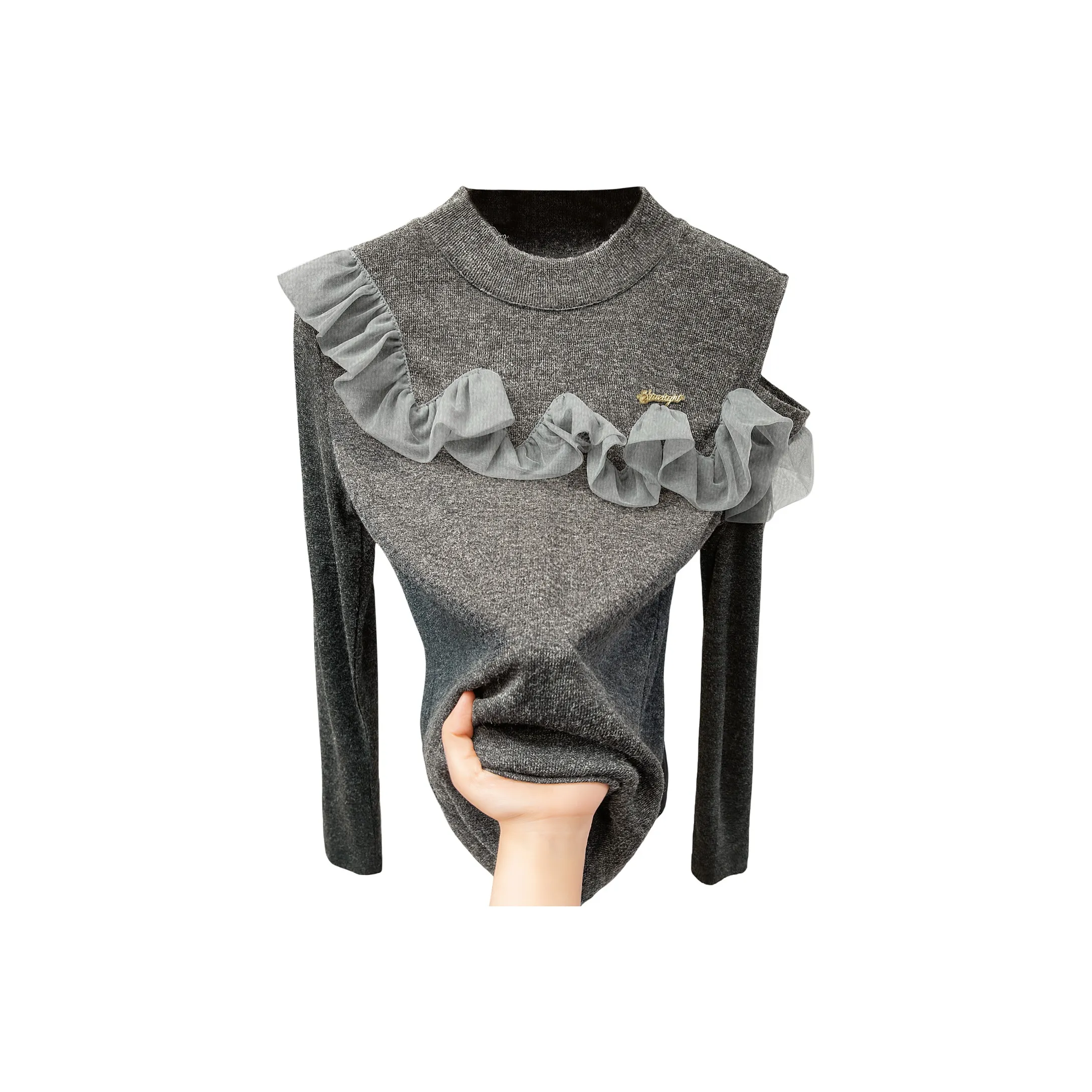 Cypress House Темно-серые Женские T-рубашки