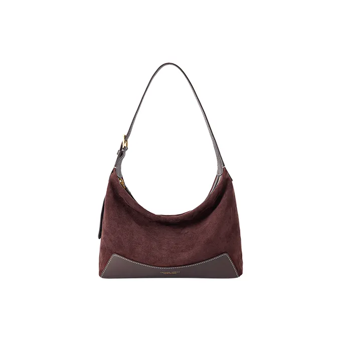 VANESSA HOGAN Замша Козья кожа Сумка Сумка через плечо Средняя Женская Многоцветная