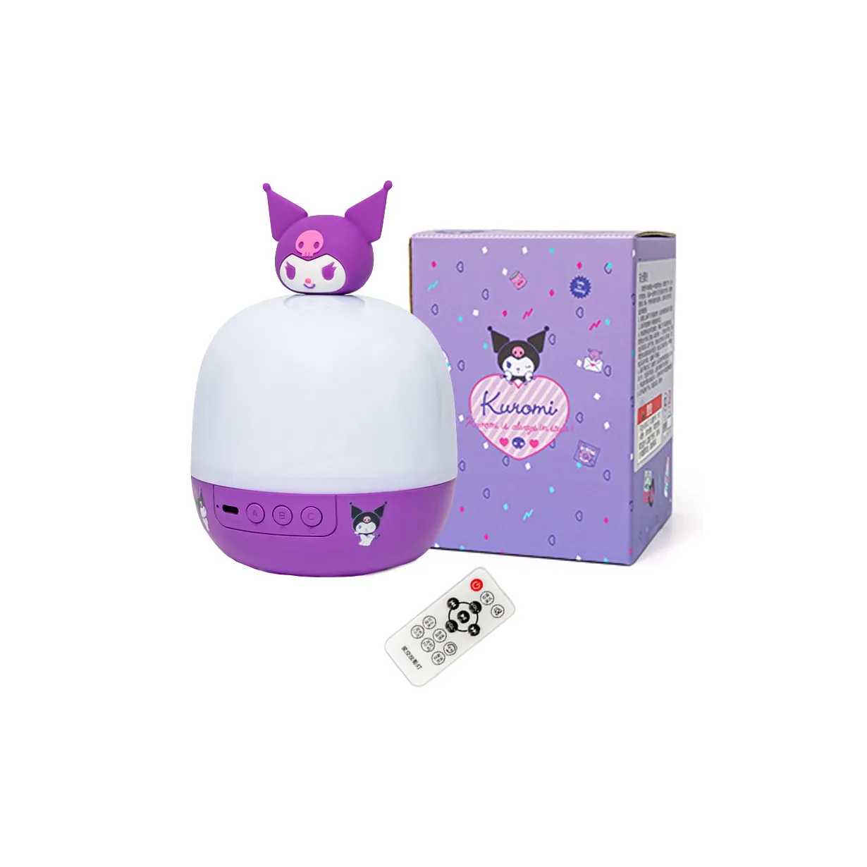 FIRST PARTY Kuromi Sanrio Collaboration Ночные светильники Музыкальная коробка Свет Вверх Игрушки