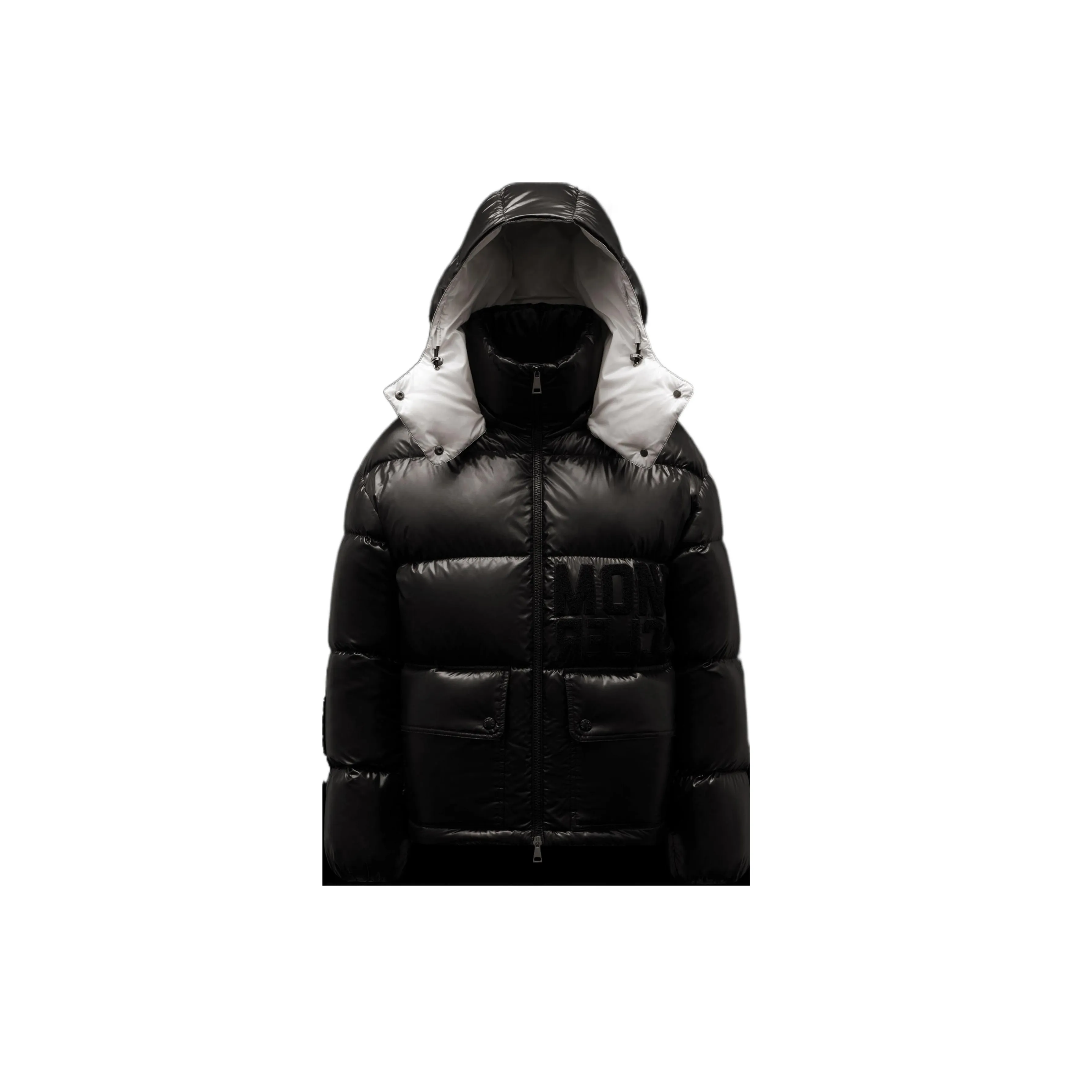 Moncler Women's Abbaye Short Down Jacket Black