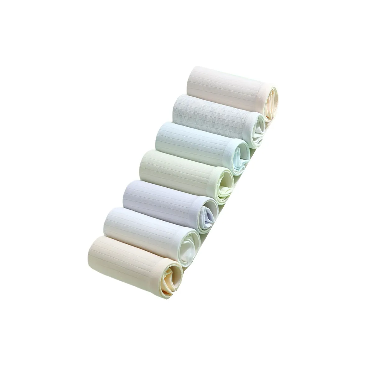 DUSHILIREN Белый+Креветочно-розовый+Светло-фиолетовый+Желтый+Светло-зеленый+Синий+Фотиния Серый Женские трусики-бикини