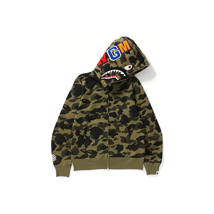 Bape 1st Camo Shark Full Zip Hoodie